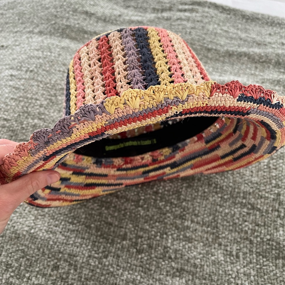 Clic boutique greenpatcha straw sunhat